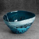 SZKLANA MISA DEKORACYJNA LOGAN (01) 22 X 17 X 11 CM GRANATOWY
