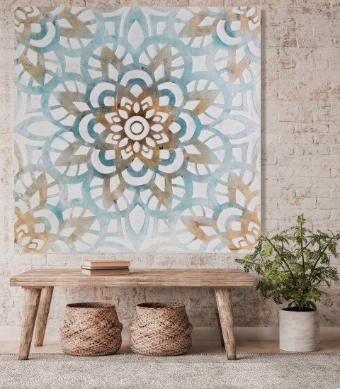 OBRAZ 486A 80 X 80 CM NIEBIESKI OBRAZ 486A 80 X 80 CM NIEBIESKI