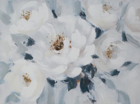 OBRAZ 494 80 X 60 CM BIAŁY OBRAZ 494 80 X 60 CM BIAŁY