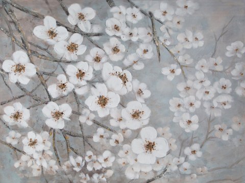 OBRAZ 507 120 X 90 CM BIAŁY OBRAZ 507 120 X 90 CM BIAŁY