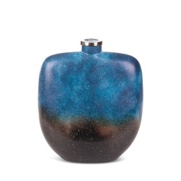 SZKLANY WAZON DEKORACYJNY CAREN (04) 27 X 10 X 34 CM NIEBIESKI