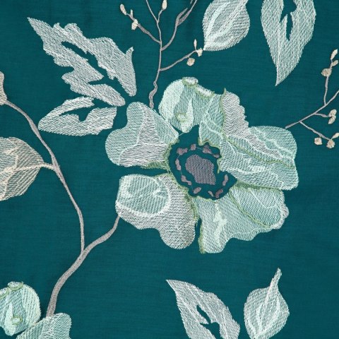 KOMPLET POŚCIELI HAFT6 220 X 200 CM TURKUSOWY KOMPLET POŚCIELI HAFT6 220 X 200 CM TURKUSOWY