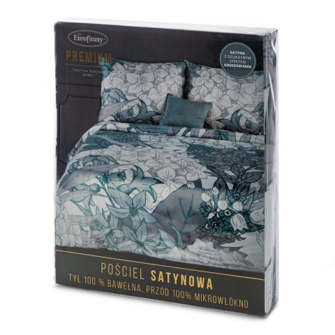 KOMPLET POŚCIELI CR 220 X 200 CM STALOWY KOMPLET POŚCIELI CR 220 X 200 CM STALOWY