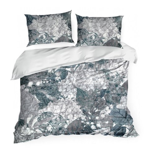 KOMPLET POŚCIELI CR 220 X 200 CM STALOWY KOMPLET POŚCIELI CR 220 X 200 CM STALOWY