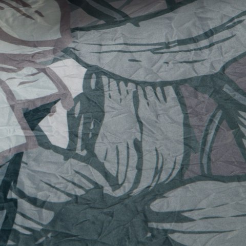 KOMPLET POŚCIELI CR 220 X 200 CM STALOWY KOMPLET POŚCIELI CR 220 X 200 CM STALOWY