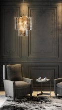 LAMPA DALIA (02) FI 32 X 40 CM ZŁOTY