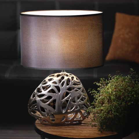 LAMPA DEKORACYJNA DAKOTA (3) O 37 X 52 CM SREBRNY LAMPA DEKORACYJNA DAKOTA (3) O 37 X 52 CM SREBRNY