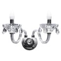 LAMPA KIRA (02) O 42 X 23 CM SREBRNY