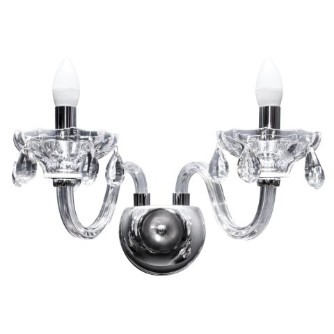 LAMPA KIRA (02) O 42 X 23 CM SREBRNY LAMPA KIRA (02) O 42 X 23 CM SREBRNY