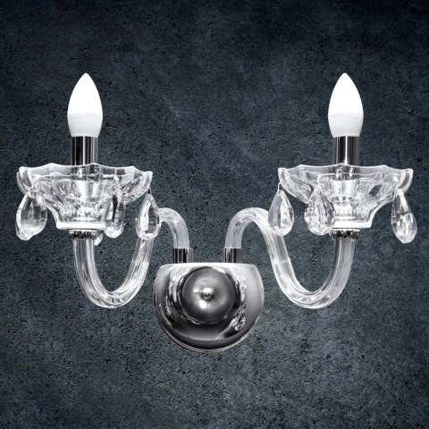 LAMPA KIRA (02) O 42 X 23 CM SREBRNY LAMPA KIRA (02) O 42 X 23 CM SREBRNY
