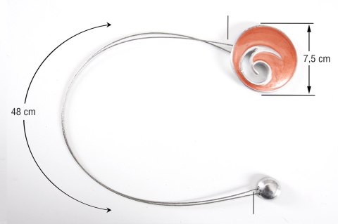 UPINACZ DEKORACYJNY Z MAGNESEM 48 CM CEGLASTY UPINACZ DEKORACYJNY Z MAGNESEM 48 CM CEGLASTY