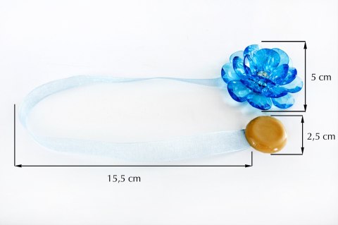 UPINACZ DEKORACYJNY Z MAGNESEM NIEBIESKI UPINACZ DEKORACYJNY Z MAGNESEM NIEBIESKI