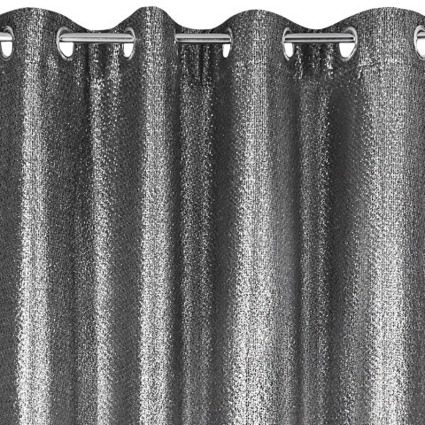 ZASŁONA GOTOWA GLOSSY 140 X 250 CM CZARNY ZASŁONA GOTOWA GLOSSY 140 X 250 CM CZARNY