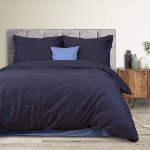 Pościel satyna bawełniana CIZGILI NAVY BLUE/180x200 EXCLUSIVE Darymex Pościel satyna bawełniana CIZGILI NAVY BLUE/180x200 EXCLUSIVE Darymex