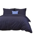 Pościel satyna bawełniana CIZGILI NAVY BLUE/180x200 EXCLUSIVE Darymex