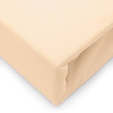 Prześcieradło jersey elastan z gumką 26 SAND/PIASKOWY/160x200x30 Darymex Prześcieradło jersey elastan z gumką 26 SAND/PIASKOWY/160x200x30 Darymex