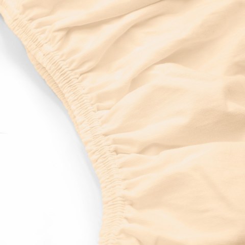 Prześcieradło jersey elastan z gumką 26 SAND/PIASKOWY/220x200x30 Darymex Prześcieradło jersey elastan z gumką 26 SAND/PIASKOWY/220x200x30 Darymex