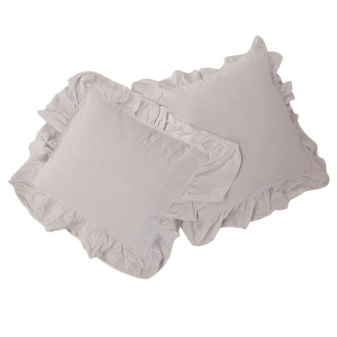 Poszewka bawełniana komplet NATURAL CREAM/2x40x40 STONEWASHED Limasso Poszewka bawełniana komplet NATURAL CREAM/2x40x40 STONEWASHED Limasso