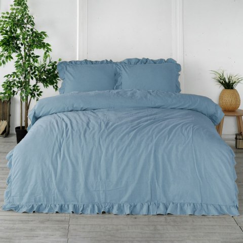 Pościel bawełniana BLUE/220X200(P) STONEWASHED Limasso Pościel bawełniana BLUE/220X200(P) STONEWASHED Limasso