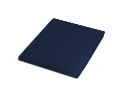 Prześcieradło satyna bawełniana ciemny granat 026/200x220 Darymex
