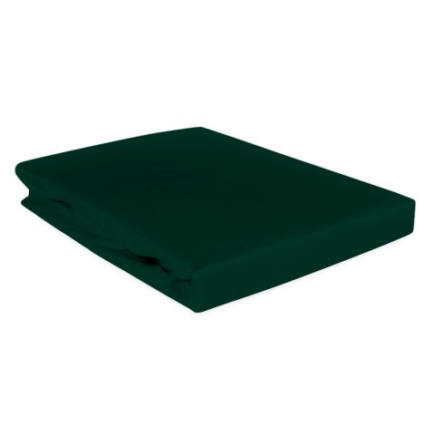 Prześcieradło satyna bawełniana z gumką zieleń butelkowa 036/90x200 Darymex Prześcieradło satyna bawełniana z gumką zieleń butelkowa 036/90x200 Darymex