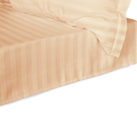 Prześcieradło satyna bambusowo-bawełniana STRIPE BEIGE/220x260 Darymex Prześcieradło satyna bambusowo-bawełniana STRIPE BEIGE/220x260 Darymex