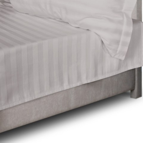 Prześcieradło satyna bambusowo-bawełniana STRIPE GREY/220x260 Darymex Prześcieradło satyna bambusowo-bawełniana STRIPE GREY/220x260 Darymex
