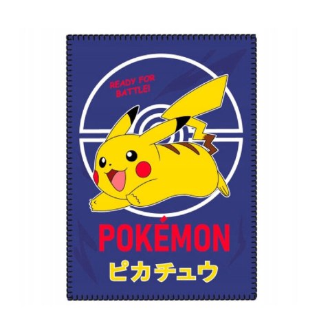 Koc polarowy 100x140 Pokemon Pikachu Aptex Koc polarowy 100x140 Pokemon Pikachu Aptex