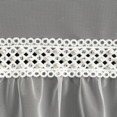 FIRANA GOTOWA NAOMI 140 X 260 CM BIAŁY EUROFIRANY FIRANA GOTOWA NAOMI 140 X 260 CM BIAŁY EUROFIRANY