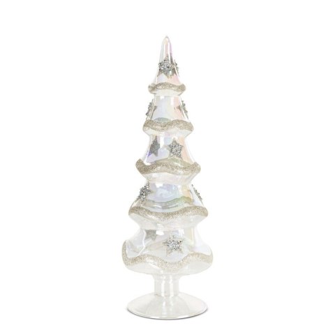 FIGURKA ŚWIATECZNA SZ161B FI 11 X 29 CM TRANSPARENTNY EUROFIRANY FIGURKA ŚWIATECZNA SZ161B FI 11 X 29 CM TRANSPARENTNY EUROFIRANY