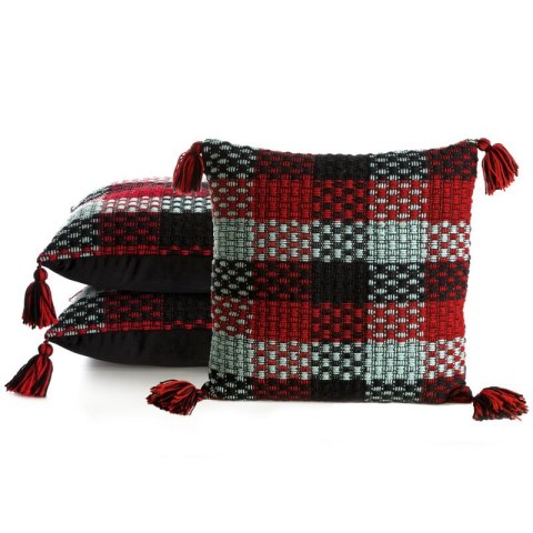 POSZEWKA HILAR 45 X 45 CM CZERWONY EUROFIRANY POSZEWKA HILAR 45 X 45 CM CZERWONY EUROFIRANY