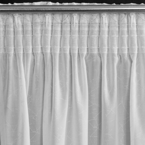 FIRANA GOTOWA ROXI NA TAŚMIE 140 X 270 CM BIAŁY EUROFIRANY FIRANA GOTOWA ROXI NA TAŚMIE 140 X 270 CM BIAŁY EUROFIRANY