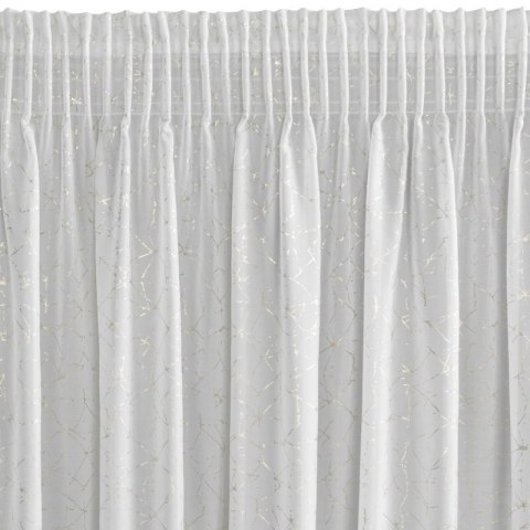 FIRANA GOTOWA ROXI NA TAŚMIE 140 X 270 CM BIAŁY EUROFIRANY FIRANA GOTOWA ROXI NA TAŚMIE 140 X 270 CM BIAŁY EUROFIRANY
