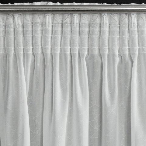 FIRANA GOTOWA ROXI NA TAŚMIE 140 X 270 CM BIAŁY EUROFIRANY FIRANA GOTOWA ROXI NA TAŚMIE 140 X 270 CM BIAŁY EUROFIRANY