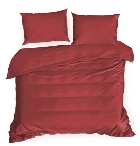 KOMPLET POŚCIELI NOVA3 220 X 200 CM CZERWONY EUROFIRANY KOMPLET POŚCIELI NOVA3 220 X 200 CM CZERWONY EUROFIRANY