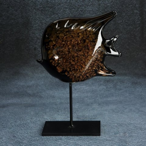 SZKLANA FIGURKA DEKORACYJNA GRETA (02) 13 X 6 X 19 CM BRĄZOWY EUROFIRANY SZKLANA FIGURKA DEKORACYJNA GRETA (02) 13 X 6 X 19 CM BRĄZOWY EUROFIRANY