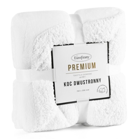 KOC TEDY 170 X 210 CM BIAŁY EUROFIRANY KOC TEDY 170 X 210 CM BIAŁY EUROFIRANY