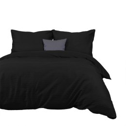 Pościel satyna bawełniana CIZGILI BLACK/160x200 EXCLUSIVE Darymex