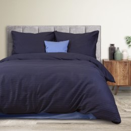 Pościel satyna bawełniana CIZGILI NAVY BLUE/160x200 EXCLUSIVE Darymex