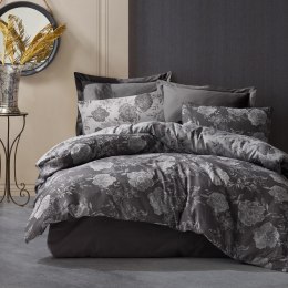 Pościel bawełniana FLORY DARK GREY/220x200 COTTONLOVE JACQUARD Darymex