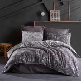 Pościel bawełniana SPRING ANTHRACITE/220x200 COTTONLOVE JACQUARD Darymex