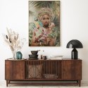 OBRAZ 574A 80 X 120 CM ZIELONY EUROFIRANY