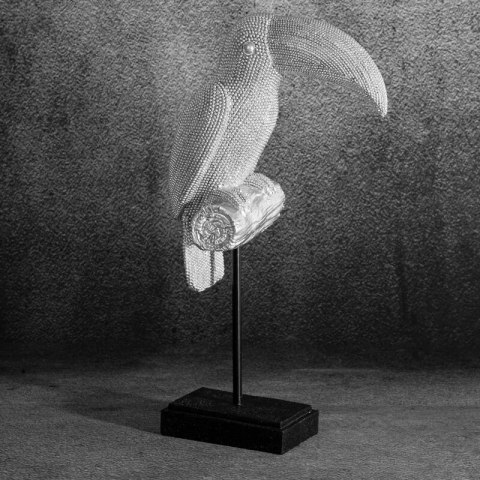 FIGURKA DEKORACYJNA ELDO 22 X 11 X 39 CM SREBRNY EUROFIRANY FIGURKA DEKORACYJNA ELDO 22 X 11 X 39 CM SREBRNY EUROFIRANY
