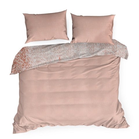 KOMPLET POŚCIELI ESPRIT 01 220 X 200 CM PUDROWY RÓŻ EUROFIRANY KOMPLET POŚCIELI ESPRIT 01 220 X 200 CM PUDROWY RÓŻ EUROFIRANY