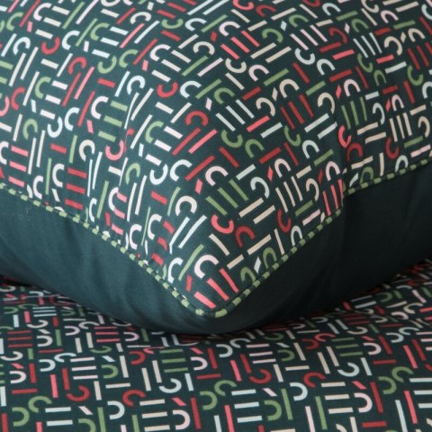 KOMPLET POŚCIELI ESPRIT 06 220 X 200 CM CIEMNOZIELONY EUROFIRANY KOMPLET POŚCIELI ESPRIT 06 220 X 200 CM CIEMNOZIELONY EUROFIRANY