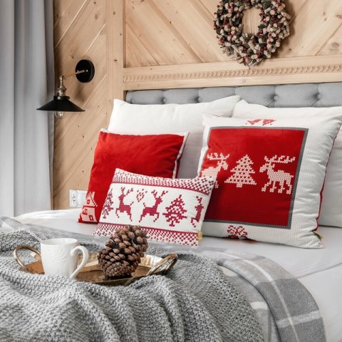 POSZEWKA ŚWIATECZNA NOEL03 60 X 60 CM CZERWONY EUROFIRANY POSZEWKA ŚWIATECZNA NOEL03 60 X 60 CM CZERWONY EUROFIRANY
