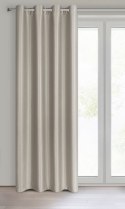 ZASŁONA GOTOWA SELINA 140 X 250 CM CIEMNOBEŻOWY EUROFIRANY