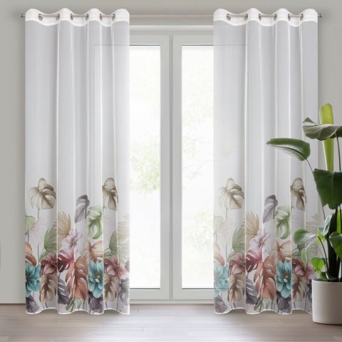 ZASŁONA GOTOWA NIKOLA 140 X 250 CM BIAŁY EUROFIRANY ZASŁONA GOTOWA NIKOLA 140 X 250 CM BIAŁY EUROFIRANY