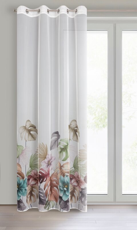ZASŁONA GOTOWA NIKOLA 140 X 250 CM BIAŁY EUROFIRANY ZASŁONA GOTOWA NIKOLA 140 X 250 CM BIAŁY EUROFIRANY