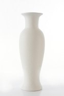 WAZON DEKORACYJNY RISO 14 X 14 X 40 CM KREMOWY EUROFIRANY